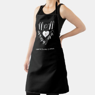Mum Mama Ma Heart Kids Mother's Day Gift Apron