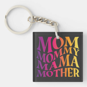 mum mama mother key ring