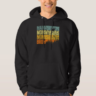Mum Mama Mummy Bruh Retro Mummy And Me  Boy Mum Li Hoodie