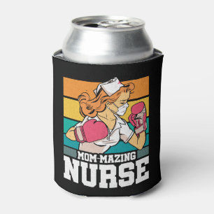 Mum-mazing Nurse Boxing Boxer National Nurses Day Can Cooler