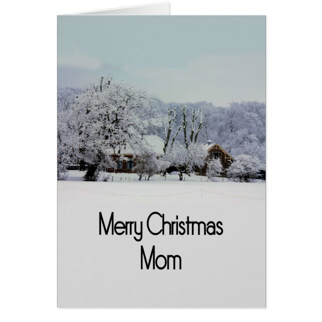 Mum  Merry Christmas card (Front)