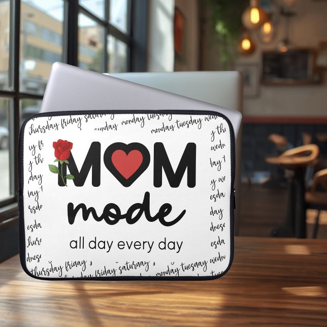 Mum Mode All Day Every Day Laptop Bag (Creator Uploaded)