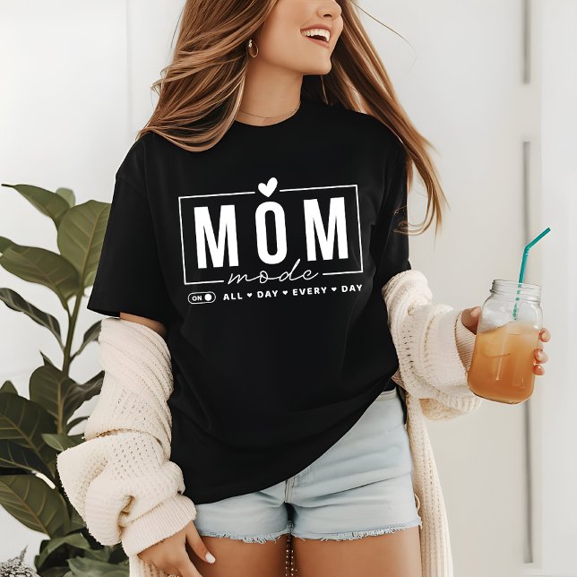 Mum Mode Funny Modern Mama Gift Tri-Blend Shirt (Creator Uploaded)