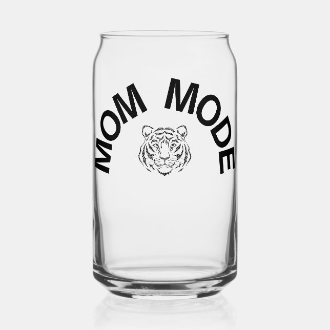 Mum Mode Glass – Fierce & Fabulous (Front)