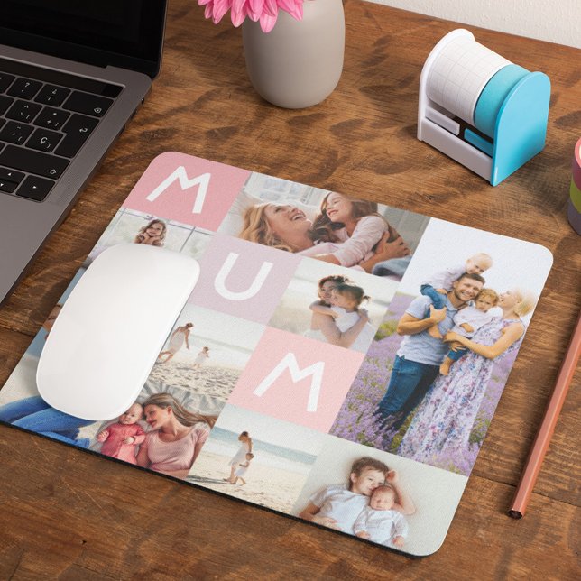 Mum Modern Photo Grid Collage Family Keepsake Pink Mouse Mat (by Moodthology Papery
Mum Modern Photo Grid Collage Family Keepsake Pink Mouse Pad)