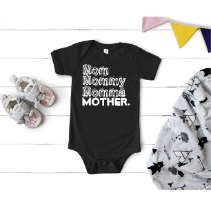 Mum Momma Mummy Mother Mothers Day Baby Bodysuit