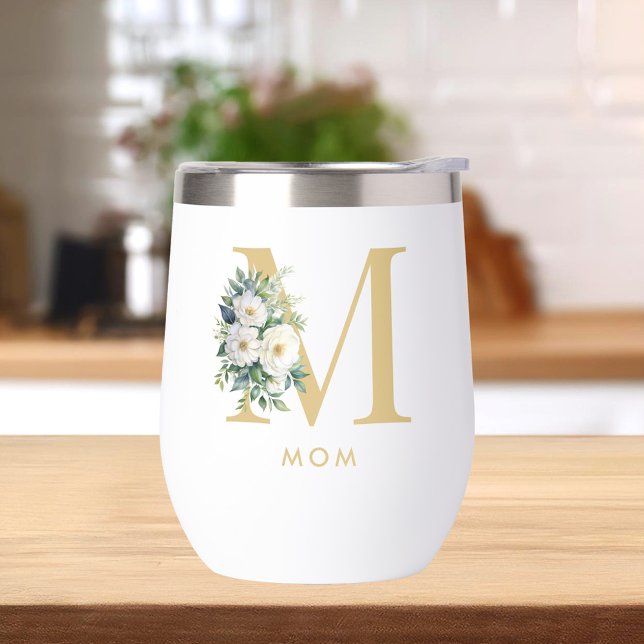 Mum Monogram Letter Floral (Creator Uploaded)