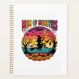 Mum Monsters Halloween Witch Pumpkins Bats_1 Planner