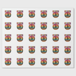 Mum Monsters Halloween Witch Pumpkins Bats_1 Wrapping Paper