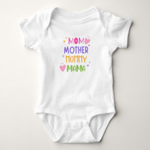 Mum mother mummy mama baby bodysuit