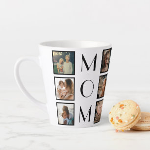Mum Mother’s Day Family 6 Photo Collage Latte Mug