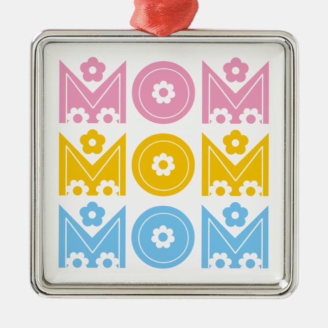 Mum Mother's Day custom ornament (Front)