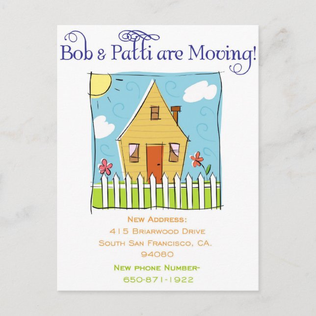 Mum Moving Postcard (Front)