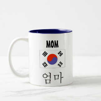 Mum Mug with Korean Flag