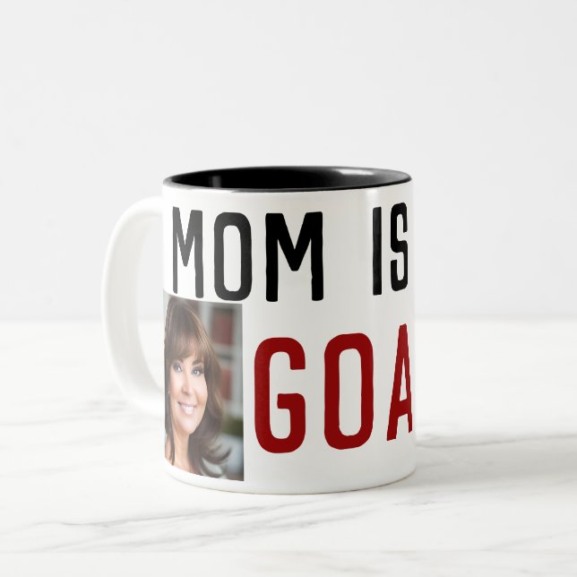 Mum mugs modern mum best mum GOAT coffee mug (Front Left)