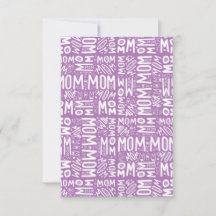 Mum, Mum, Mum - Block Pattern