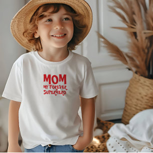 Mum My Forever Superhero black Baby T-Shirt