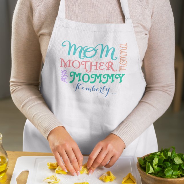 Mum Names Personalised Apron (Creator Uploaded)