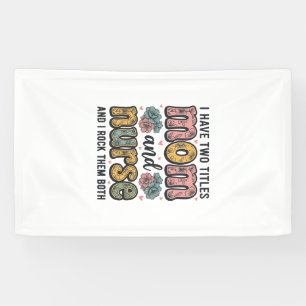 Mum Nurse Floral Vintage Quote Design_1 Banner