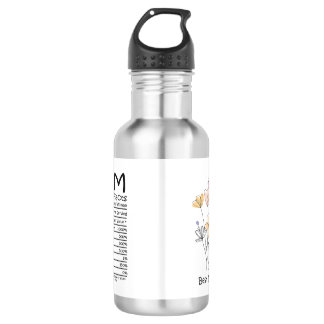 Mum Nutrition Facts Bottle Wrap - Gift for Mum