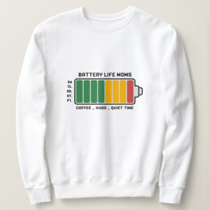 Mum-O-Metre: Powered by Love & Coffee Sweatshirt