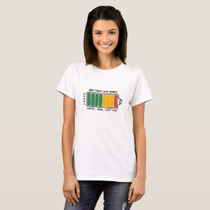 Mum-O-Metre: Powered by Love & Coffee T-Shirt