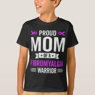 Mum Of A Fibromyalgia Warrior Survivor Awareness G T-Shirt