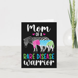 Mum Of A Rare Disease Warrior Mother Rare Disease Card