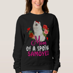 Mum Of A Spoiled Samoyed Cute Samoyed Dog Bow Tie Sweatshirt