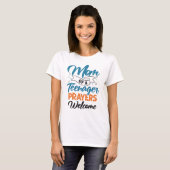 Mum of a Teenager prayers welcom funny ironic T-Shirt (Front Full)
