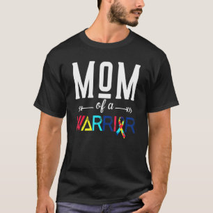 Mum Of A Warrior Autism Awareness Month Women S Mo T-Shirt