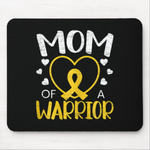 Mum Of A Warrior Childhood Cancer Awareness Month Mouse Mat