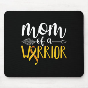 Mum Of A Warrior Childhood Cancer Leukaemia Awaren Mouse Mat