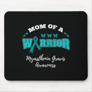 Mum Of A Warrior Mg Myasthenia Gravis Awareness Mouse Mat