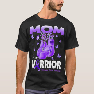 Mum Of A Warrior Pancreatic Cancer Awareness Boxin T-Shirt