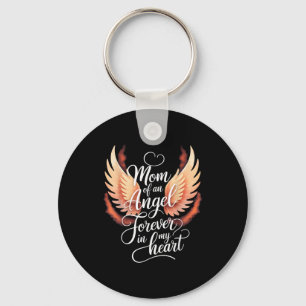 Mum Of An Angel Mothers Day Heaven Angel Infant Lo Key Ring