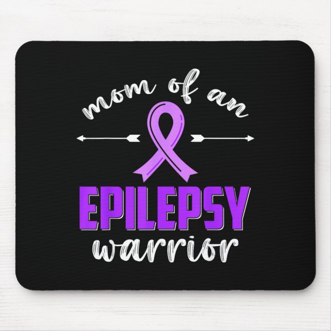 Mum of an epilepsy warrior epilepsy awareness mouse mat (Front)
