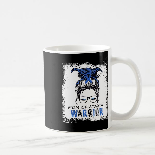 Mum Of Ataxia Warrior  Coffee Mug (Right)
