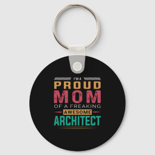 Mum Of Awesome Architect Key Ring
