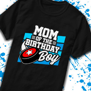 Mum of Birthday Boy Boys Hockey Party Mother Mum T-Shirt