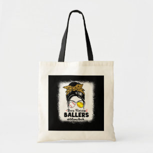 Mum of Both Busy Raising Softball - Baseball Tote Bag