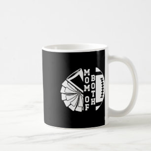 Mum Of Both Proud Footll And Cheer Mum _1  Coffee Mug