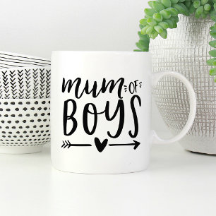 Mum of Boys Coffee Mug