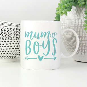 Mum of Boys Coffee Mug