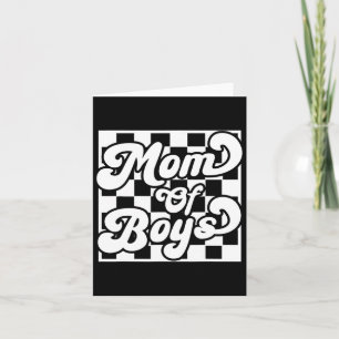 Mum Of Boys In My Boy Mum Era Mum Life Trendy Moth Card