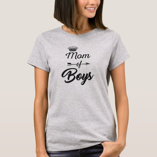 Mum of Boys T-Shirt (Front)