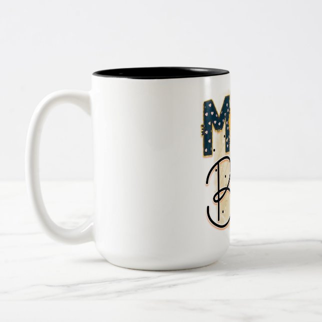 Mum of Boys Two-Tone Coffee Mug (Left)