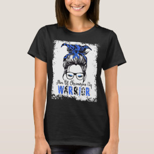 Mum Of Chromosome 15q Warrior Blue Ribbon Awarene T-Shirt
