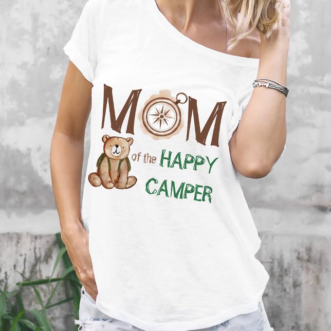 Mum Of Happy Camper 1ST Birthday Party  T-Shirt (Creator Uploaded)