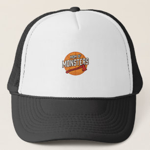 Mum of Monsters Vintage Basketball Mum Design_1 Trucker Hat